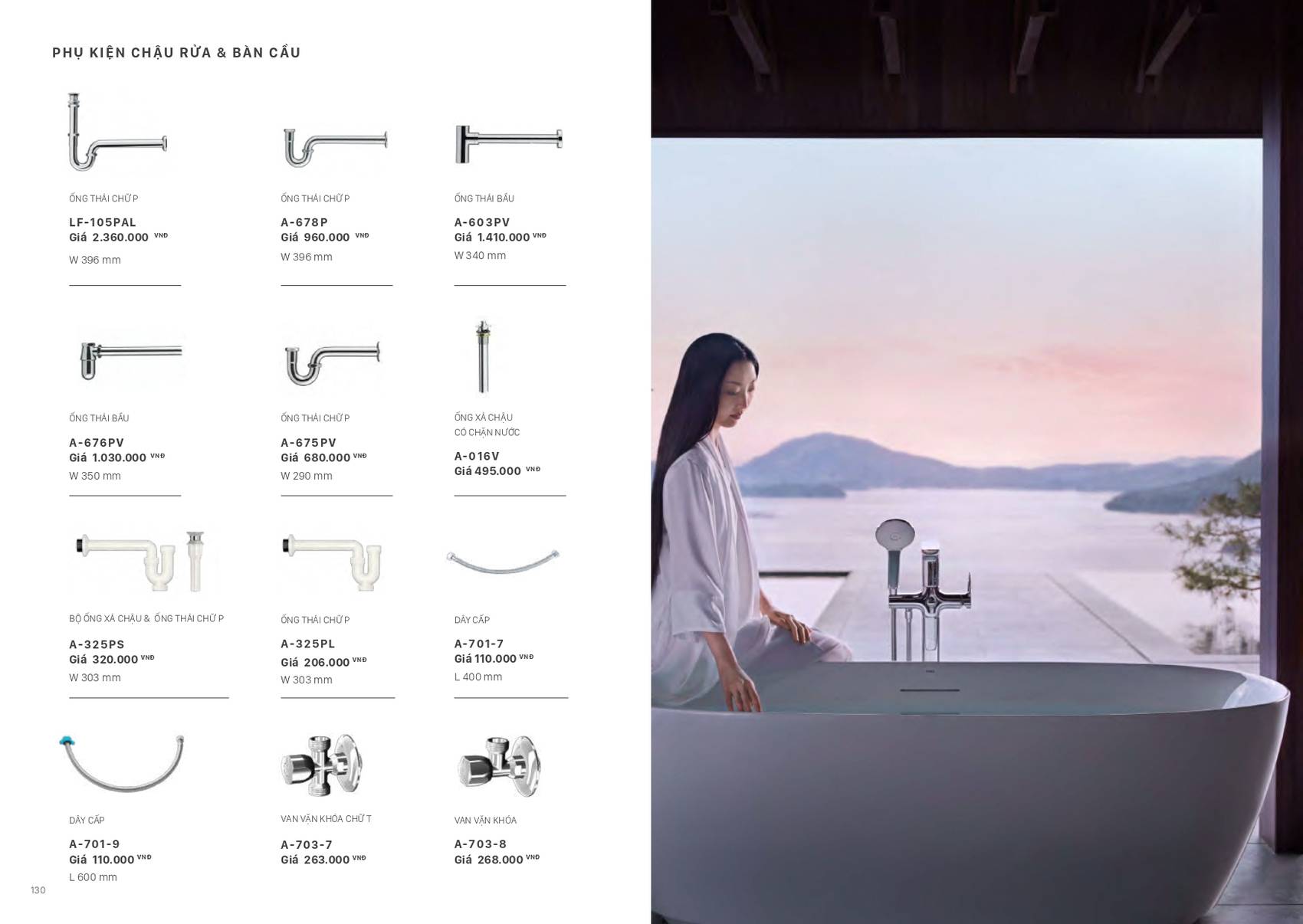 Thiết bị vệ sinh INAX Catalogue và Bảng giá mới nhất 2025 /Page 65